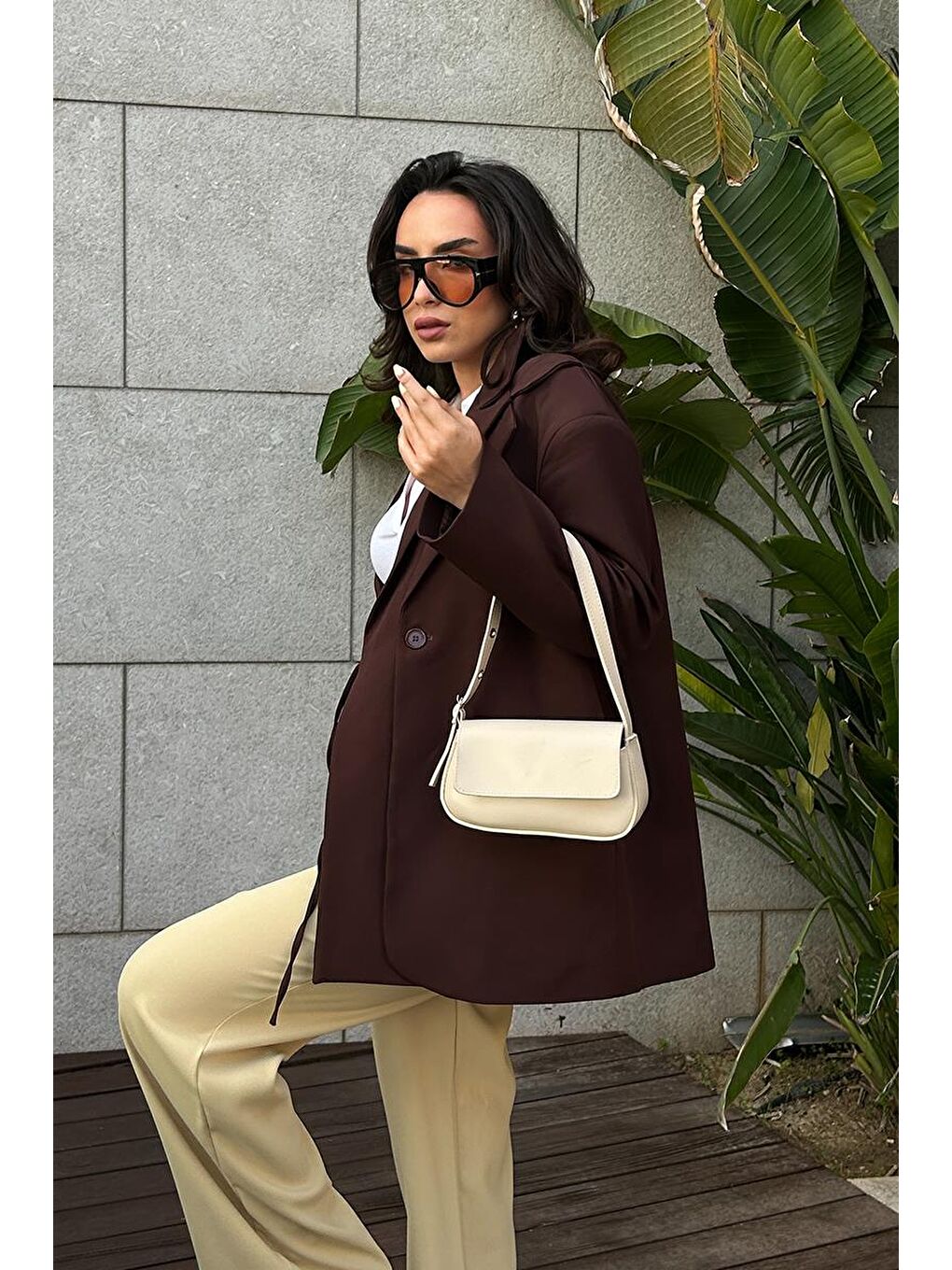 Mirage Baget Çanta  Bej-4