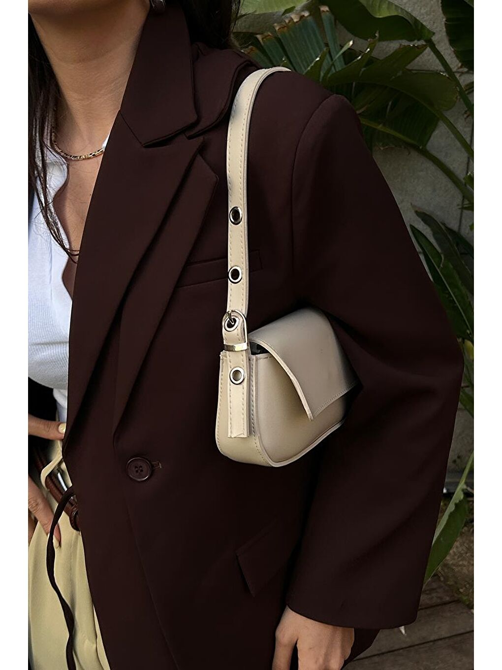 Mirage Baget Çanta  Bej-7