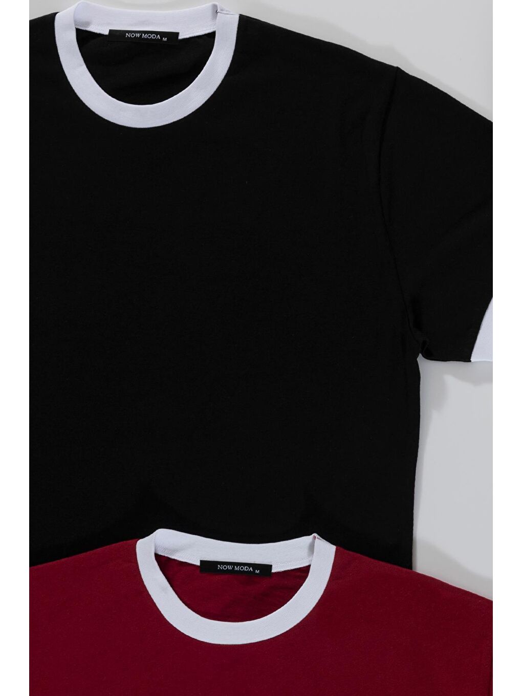 2'li Garnili Bordo Siyah Tshirt-1