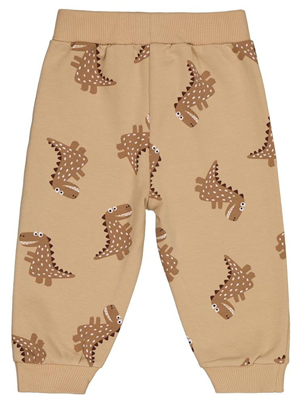 Kahverengi Baby Benekli Dino 6-18 Ay Eşofman Altı-1