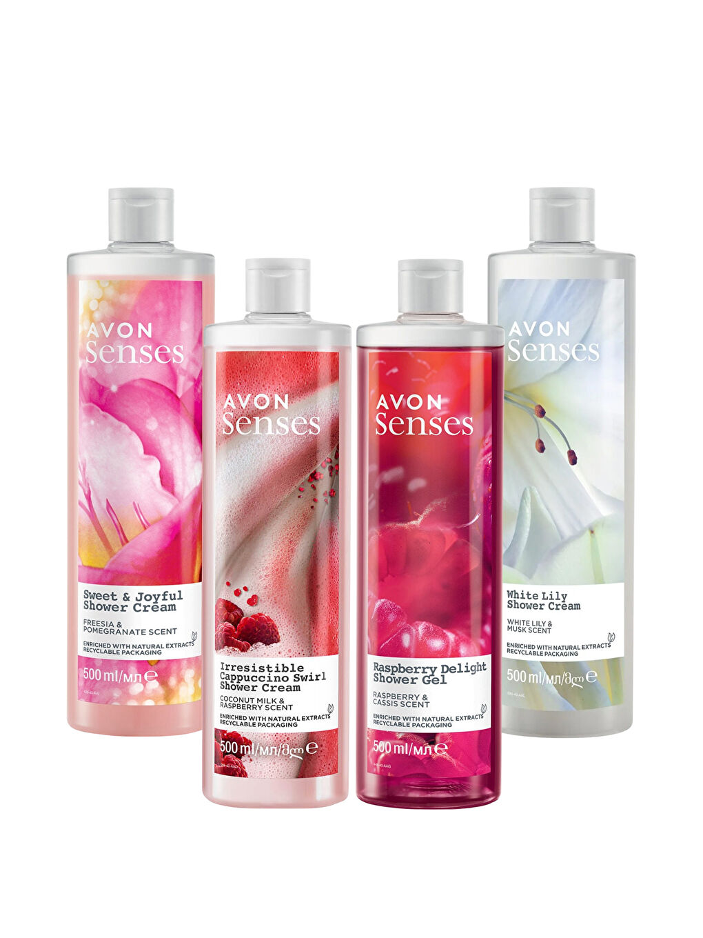 Frezya Nar Zambak Frambuaz ve Böğürtlen Kokulu Duş Jeli Paketi