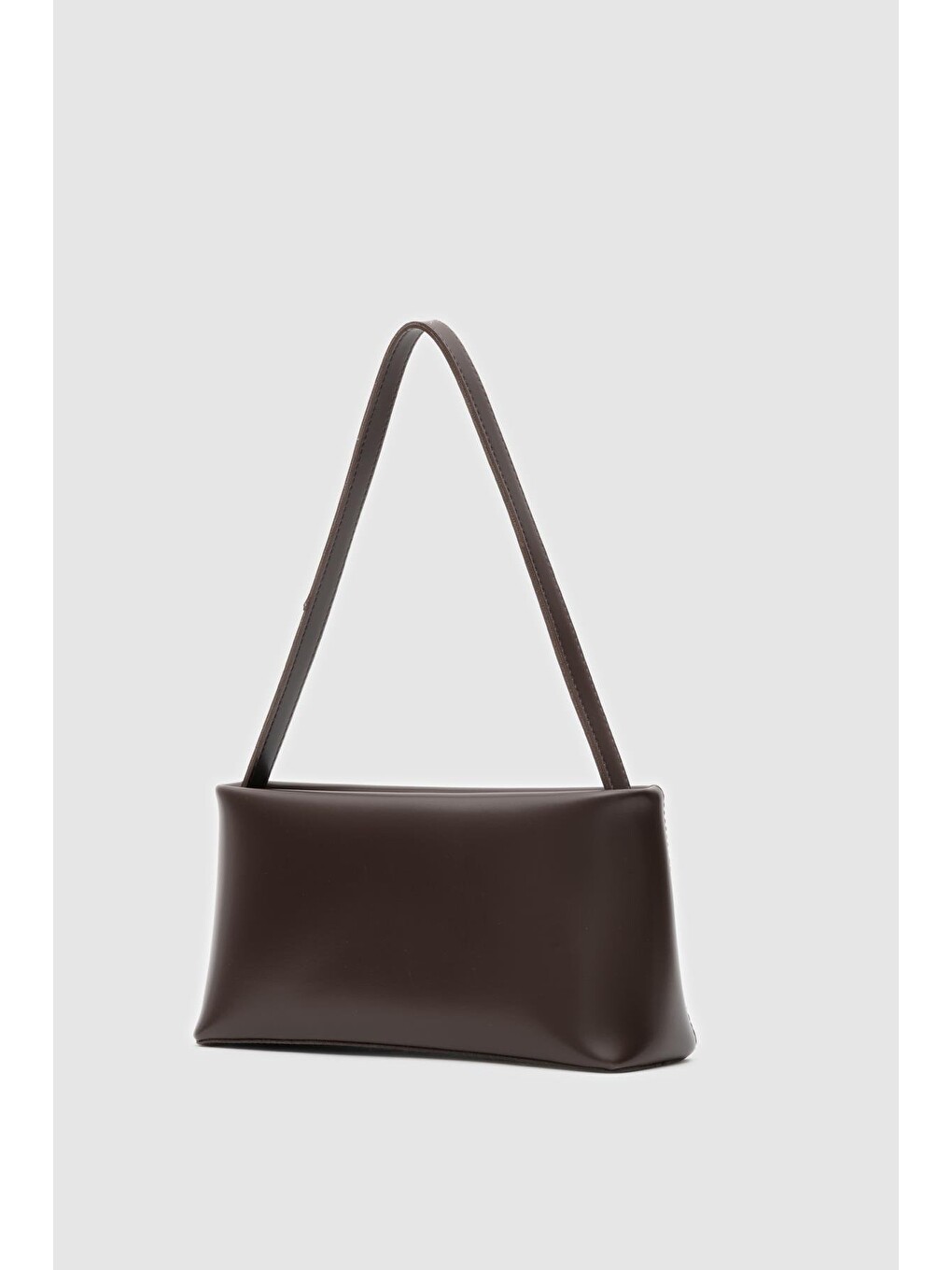 Kahverengi Capella Basic Baget Çanta Acı Kahve-1