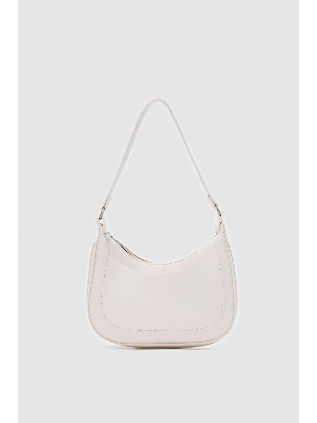 Ekru Marvella Baget Çanta  Krem