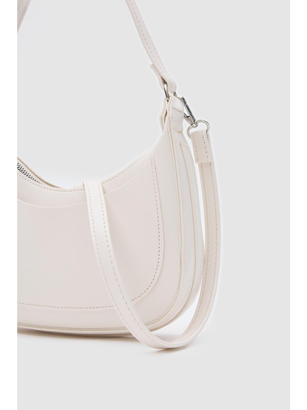 Ekru Marvella Baget Çanta  Krem-3