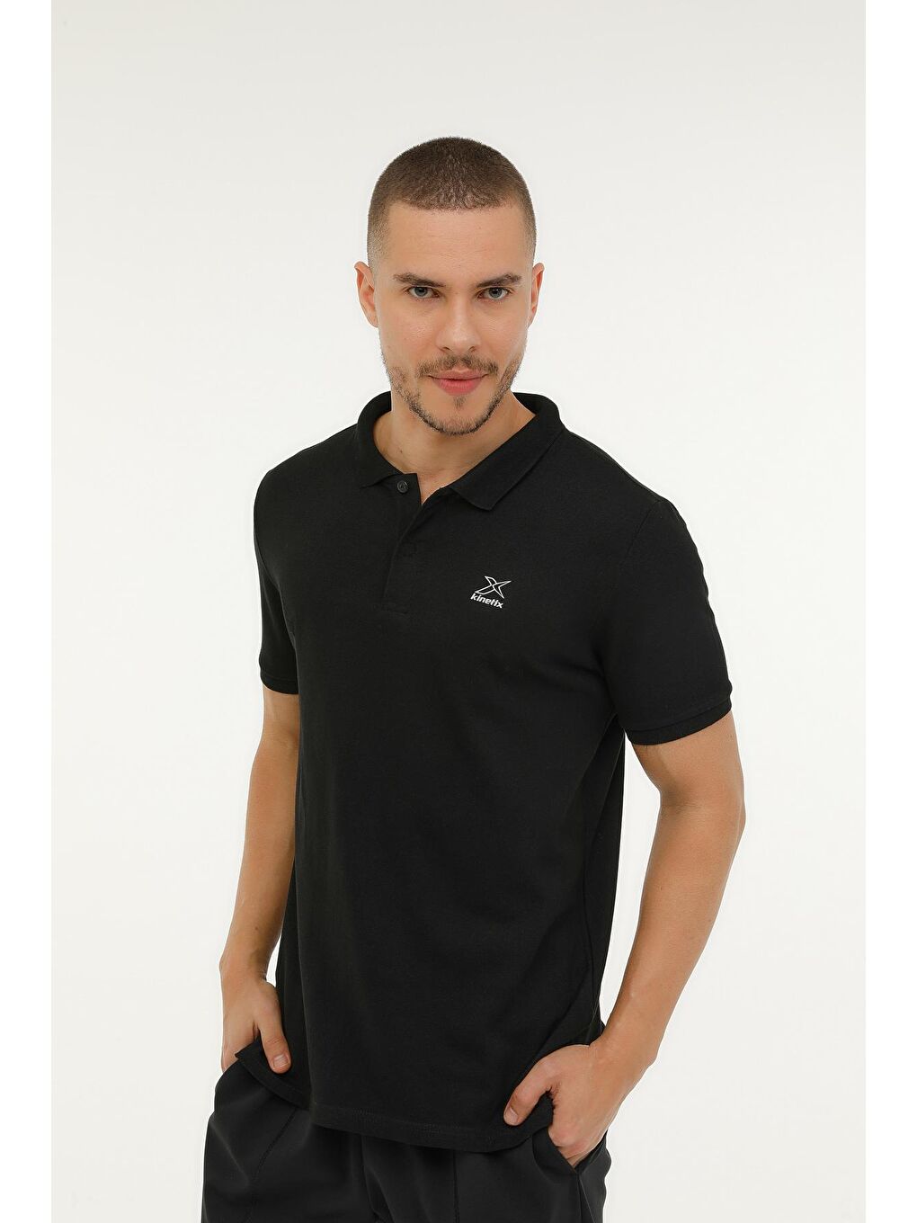 M-SN328 Tişört 4FX Siyah Erkek Kısa Kol Tişört