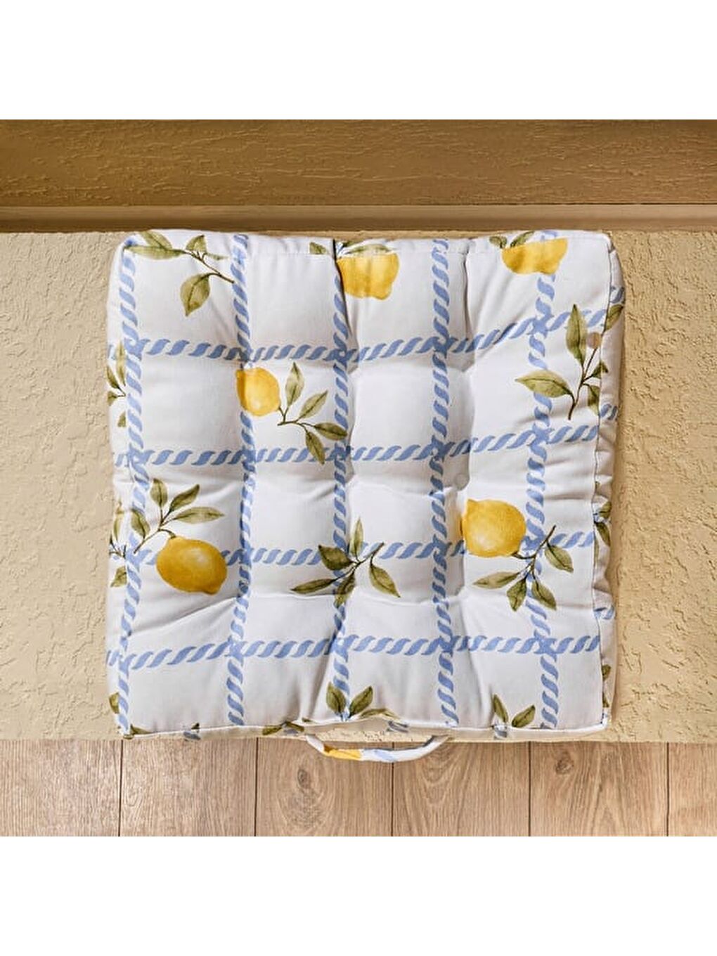 Soft Pico Sandalye Minderi - Ekru - 40x40 cm-3