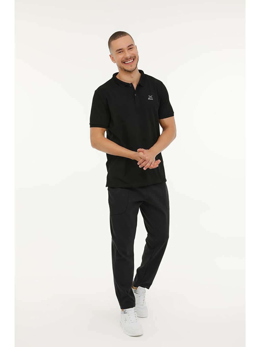 M-SN328 Tişört 4FX Siyah Erkek Kısa Kol Tişört-2