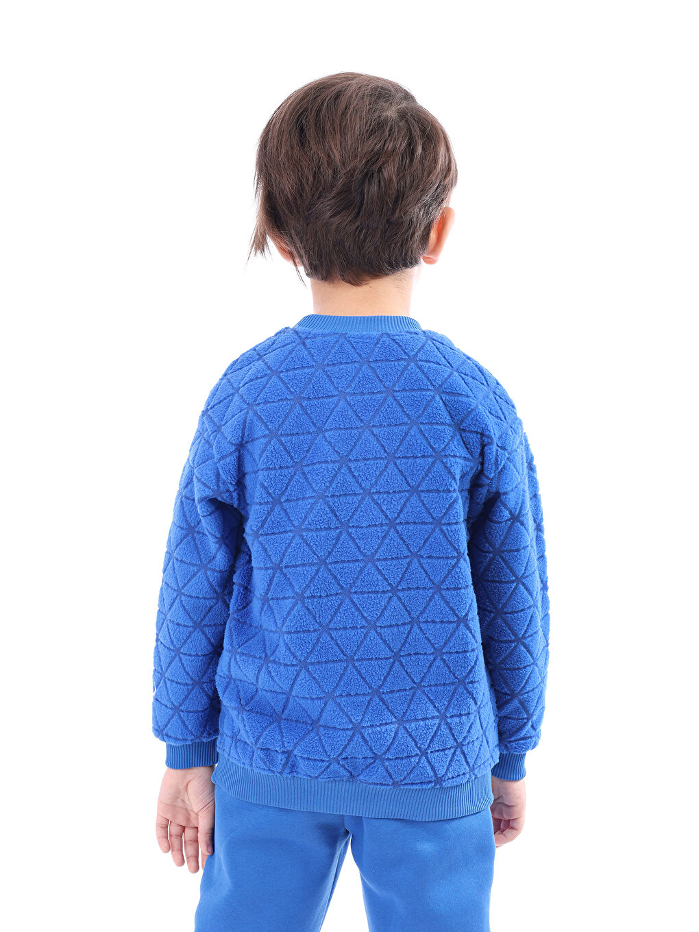 Toontoykids Mavi Unisex Çocuk Nakışlı Sweatshirt - 1