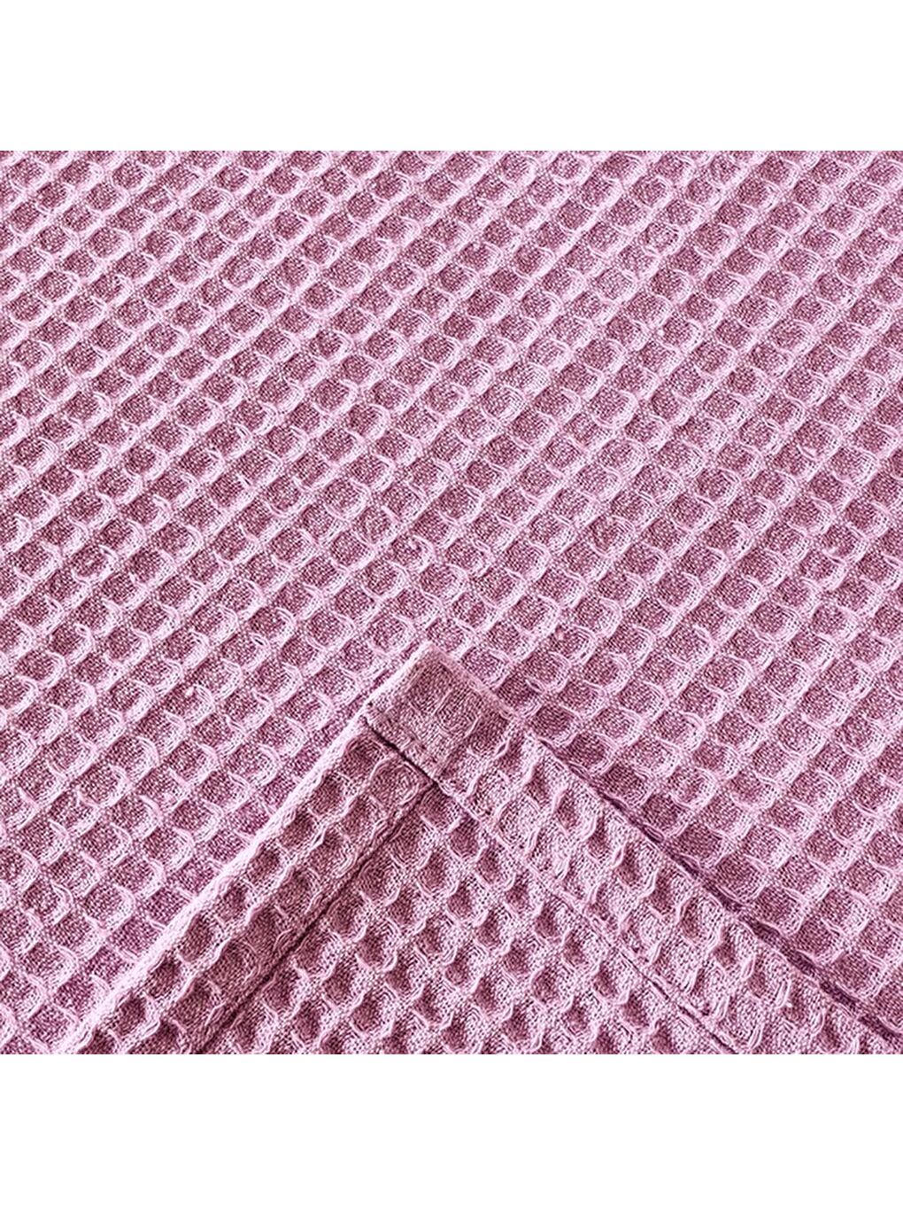 Soft Rete Çift Kişilik Pike - Mor - 200x220 cm-1