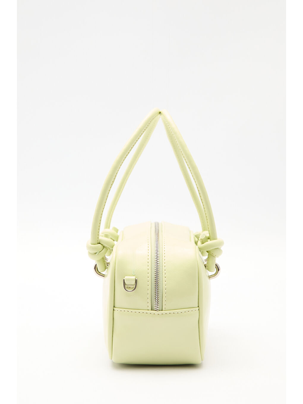 Yeşil Etre Bağlama Detaylı Bowling Çanta Ice Cream-6