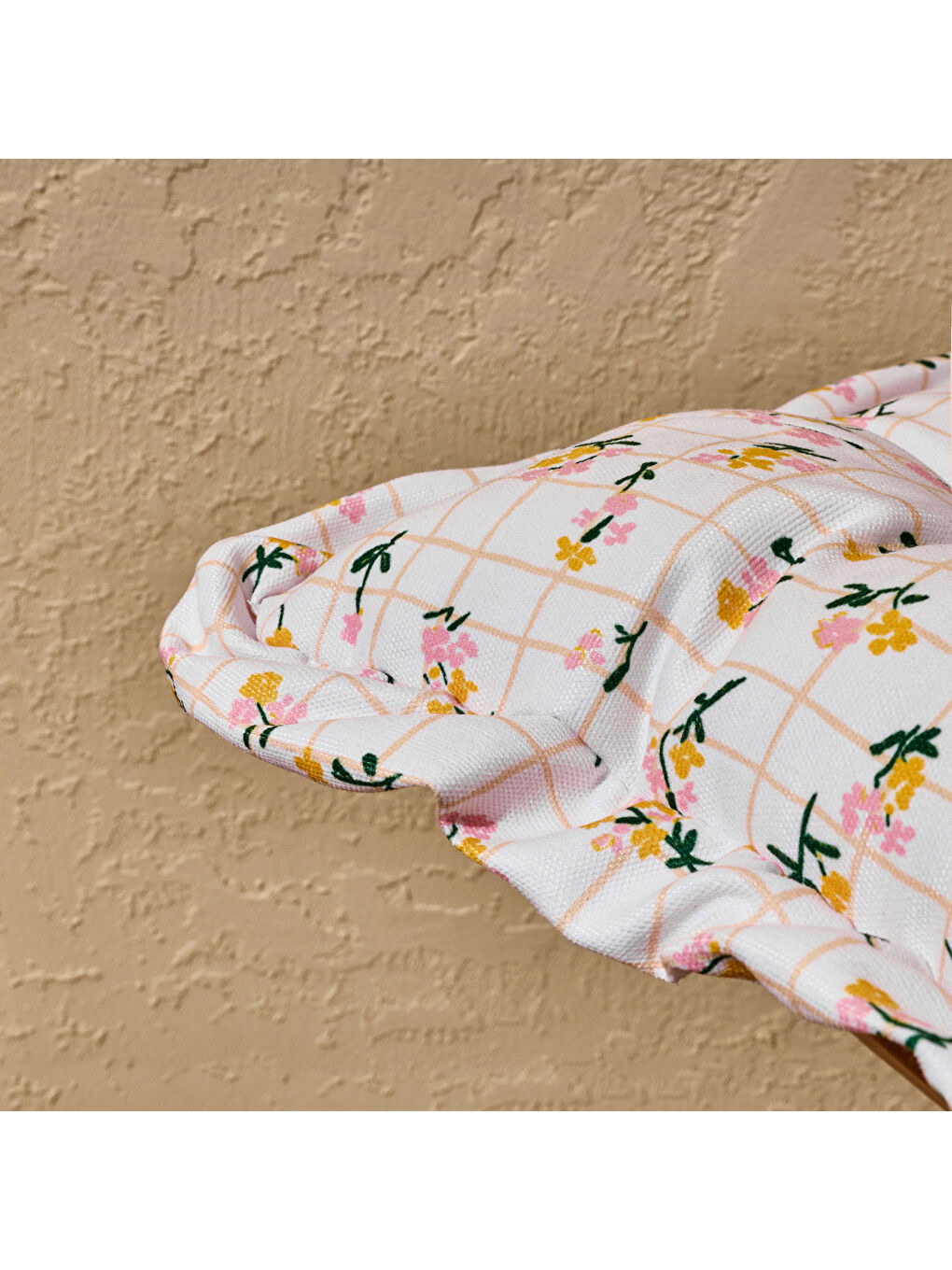 Soft Rosa Sandalye Minderi - Ekru - 40x40 cm-2