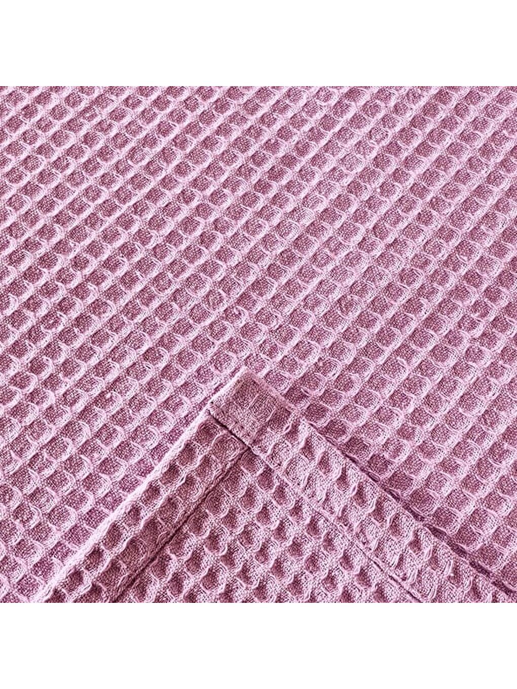 Soft Rete Tek Kişilik Pike - Mor - 160x220 cm-1