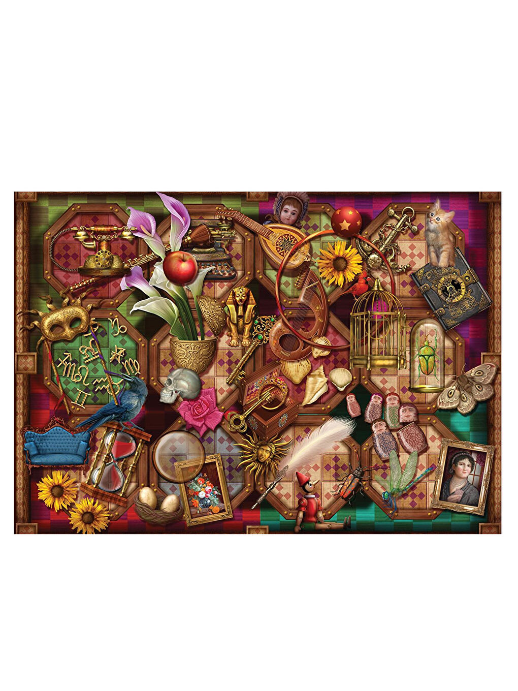 KS GAMES Renksiz Puzzle 1000 Parça The Collection 20564 - 1