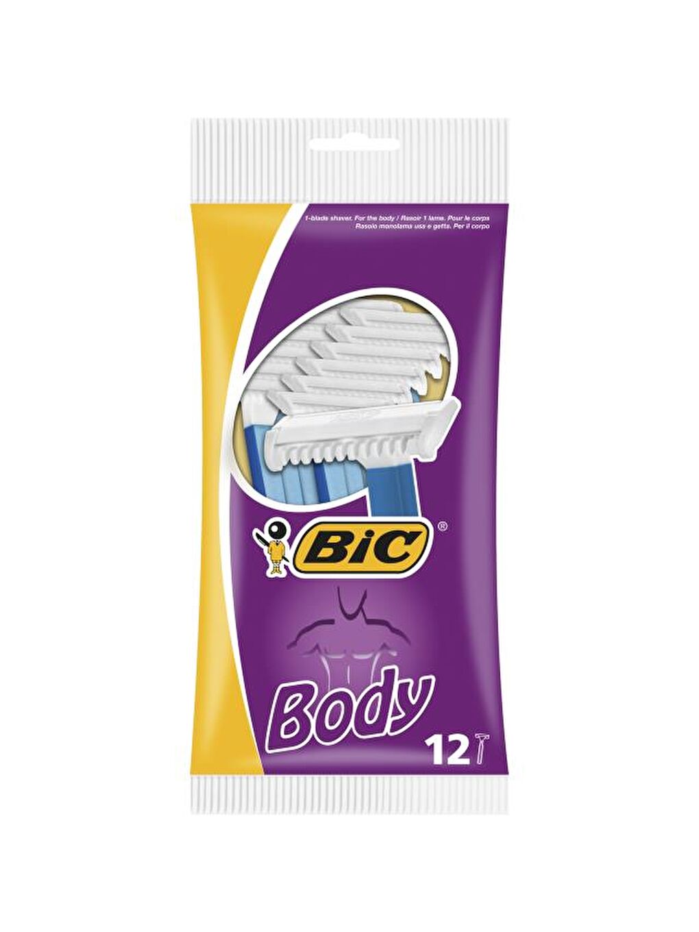 Bic Renksiz Body-Banyo Kullan-At Tıraş Bıçağı 12'li