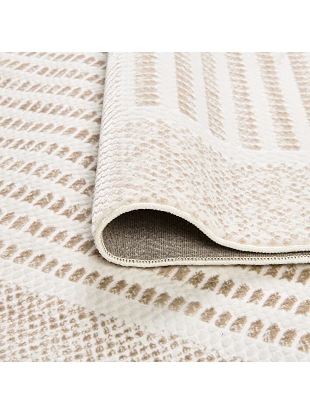 Soft Tuku Halı - Bej - 120x180 cm-3