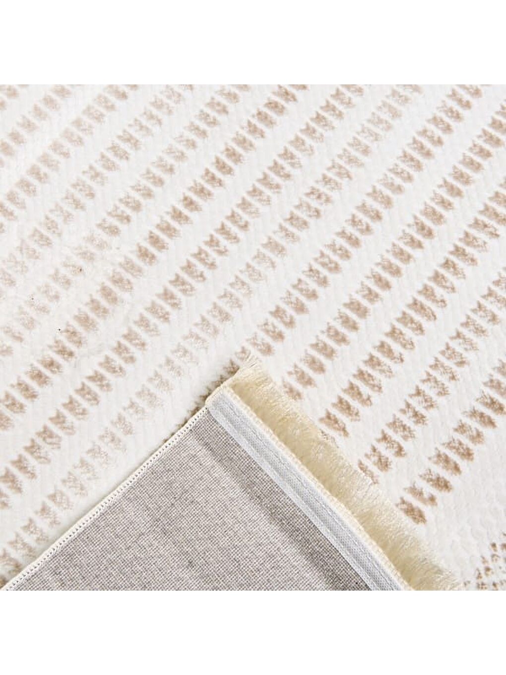 Soft Tuku Halı - Bej - 120x180 cm-4