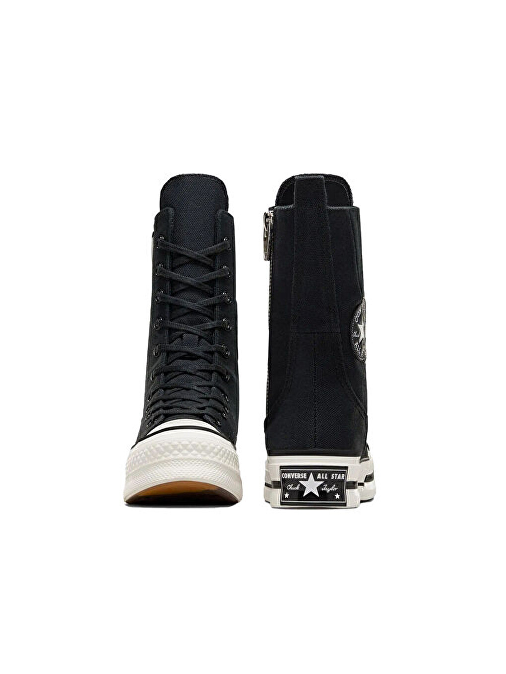 Chuck 70 Plus X-hi Kadın Günlük Ayakkabı A10361c Siyah-3