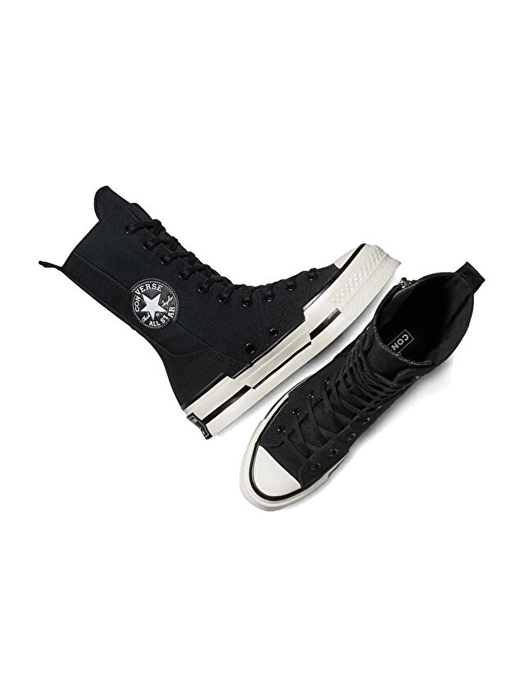 Chuck 70 Plus X-hi Kadın Günlük Ayakkabı A10361c Siyah-5