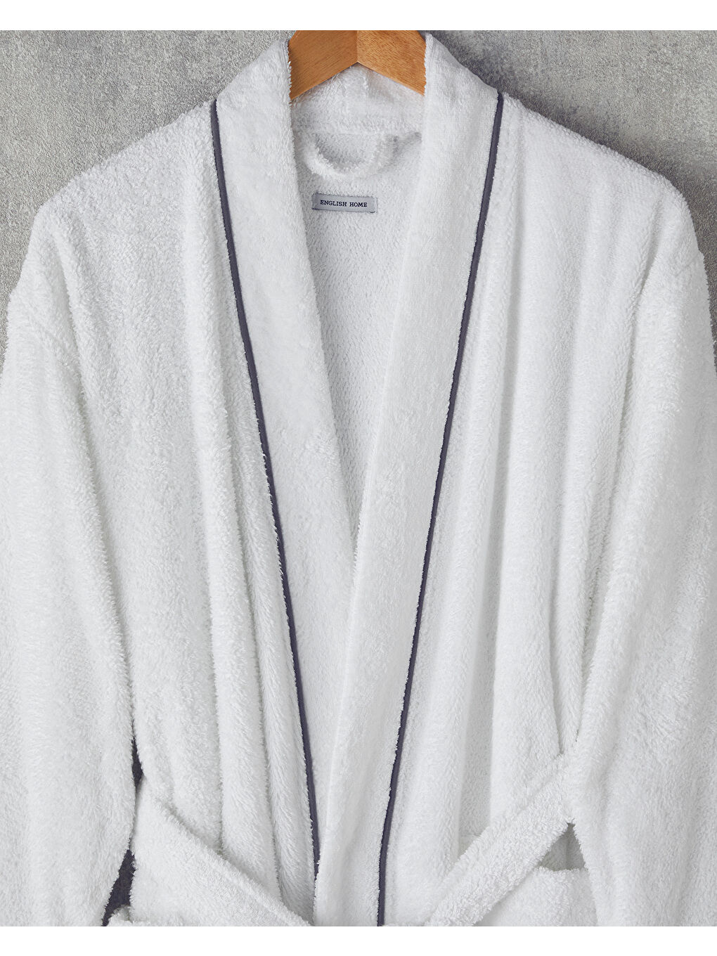 Melinda Bambu Bornoz Beyaz-1