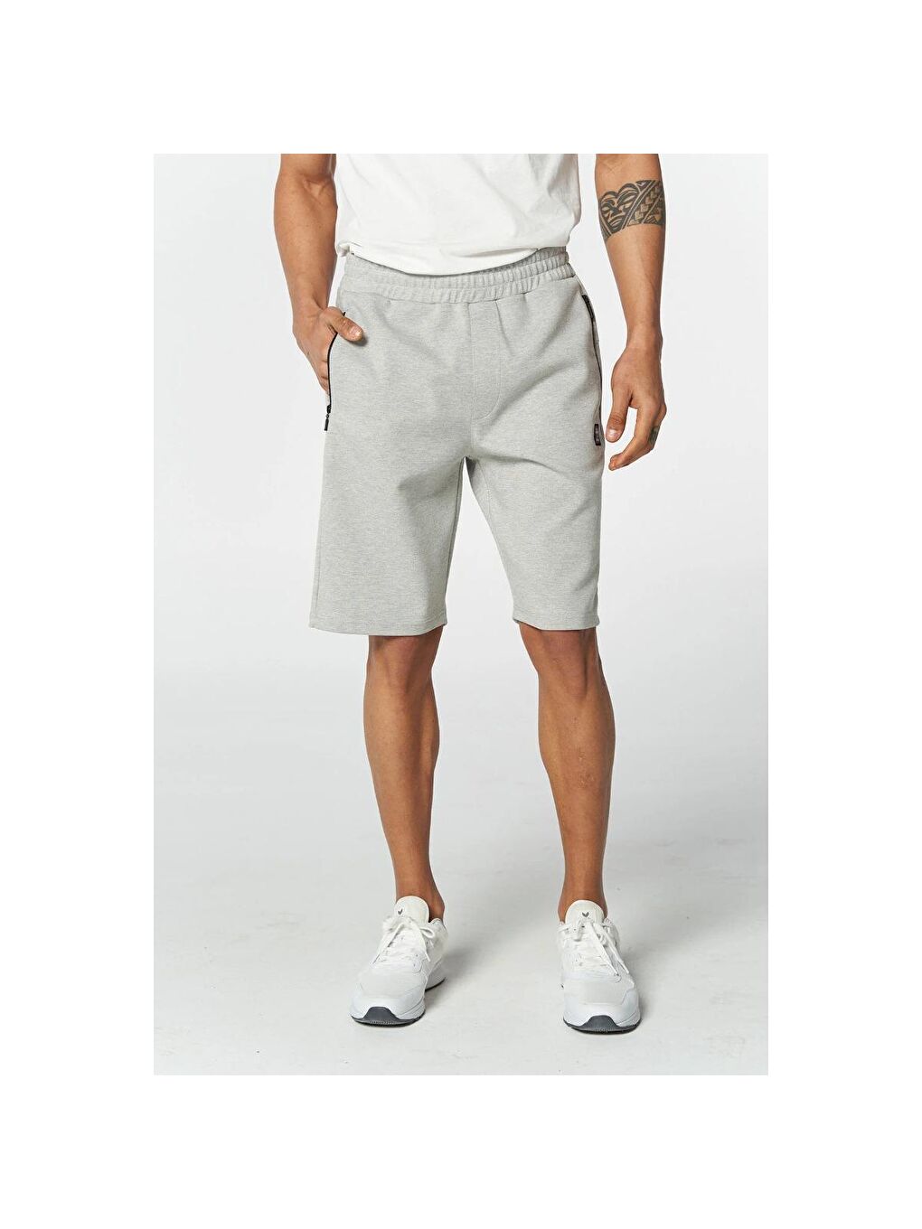 T-Mt Interval Erkek Gri Bermuda
