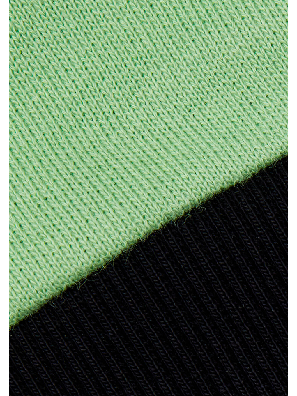 Erkek Çocuk Fıstık Yeşili Mix Benetton Logo Baskılı Bisiklet Yaka Sweatshirt-2