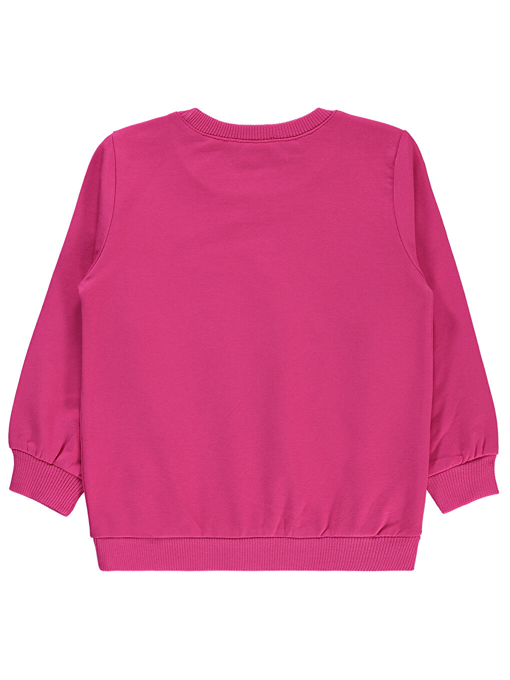 Civil Koyu Fuşya Girls Kız Çocuk Sweatshirt 2-5 Yaş Koyu Fuşya - 2