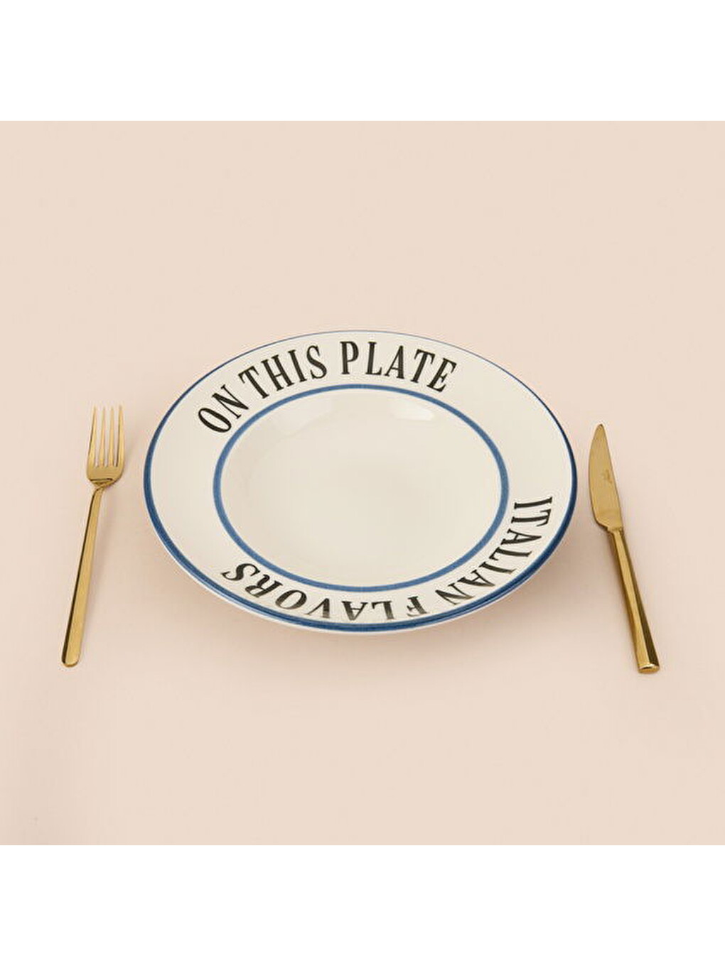 Kitchen Italian Flavors Makarna Tabağı - Beyaz - 27 cm-3