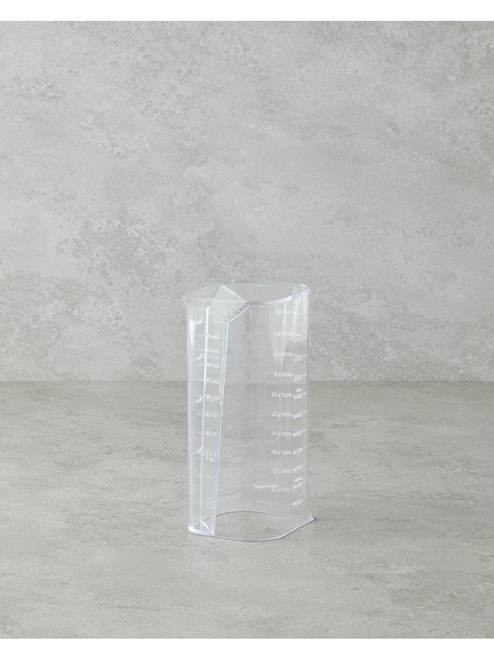 Renksiz Count Plastik Ölçü Kabı Mutfak Gereci 7,5x8x18 cm Şeffaf-1