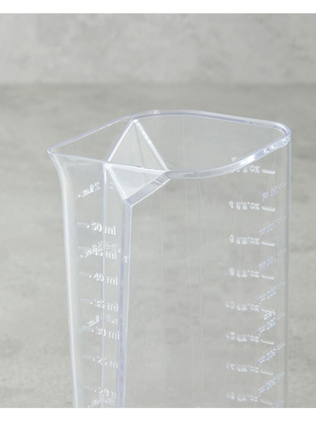 Renksiz Count Plastik Ölçü Kabı Mutfak Gereci 7,5x8x18 cm Şeffaf-2