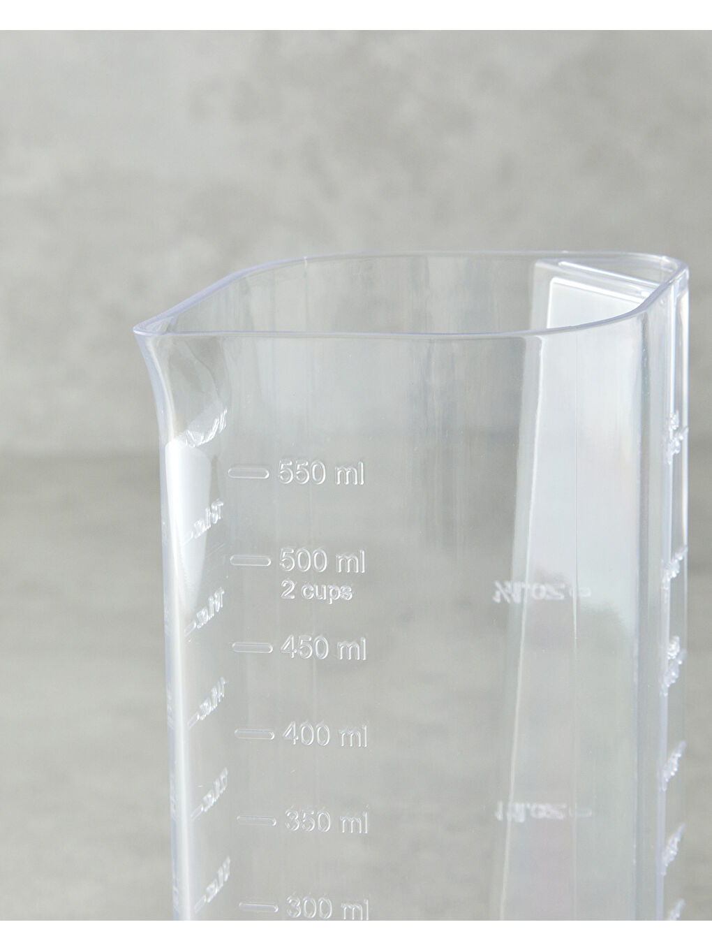 Renksiz Count Plastik Ölçü Kabı Mutfak Gereci 7,5x8x18 cm Şeffaf-3