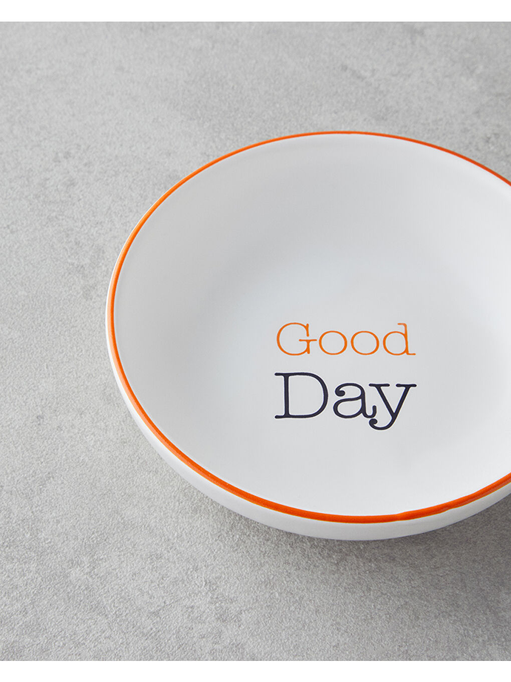 Good Day Seramik Çerezlik 13 cm Turuncu-Siyah-2