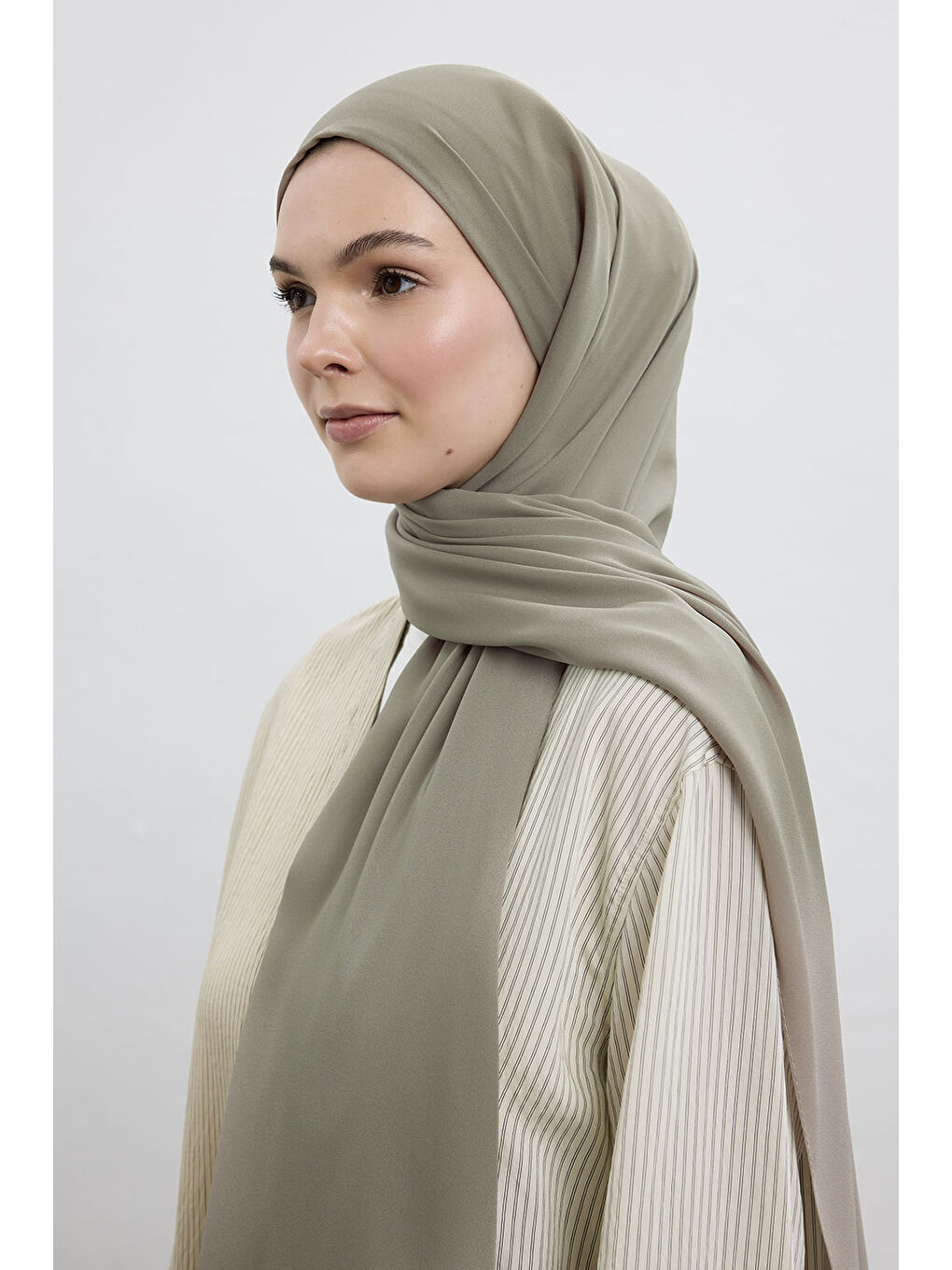 Bej Comfort Luxe Şal Taş-2