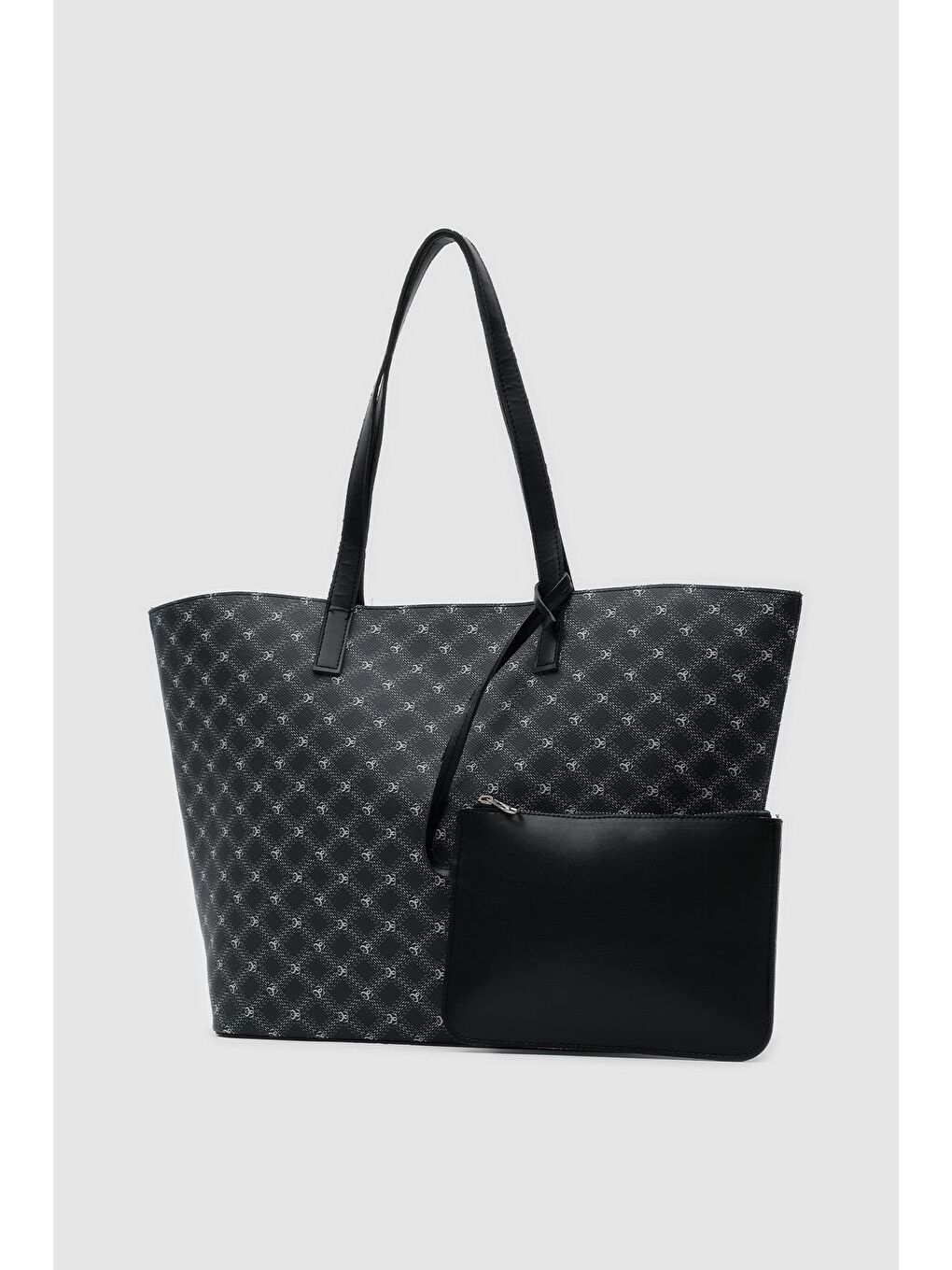 Thepe Cüzdanlı Omuz Çantası Siyah-2