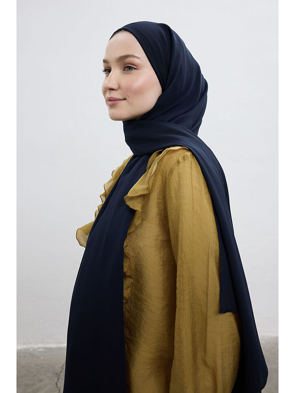 Comfort Luxe Şal Lacivert