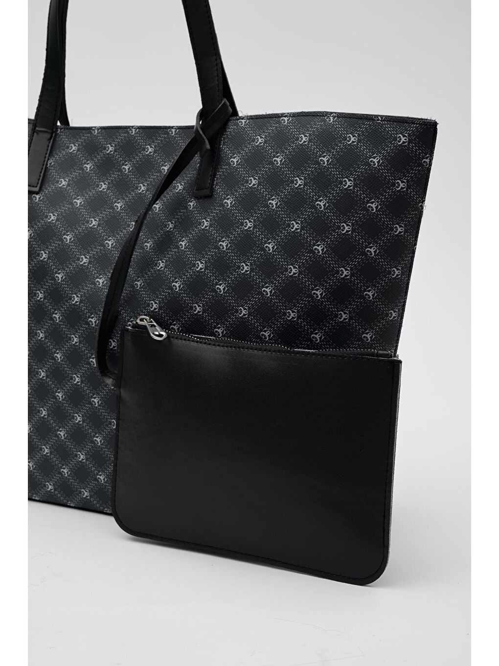 Thepe Cüzdanlı Omuz Çantası Siyah-3