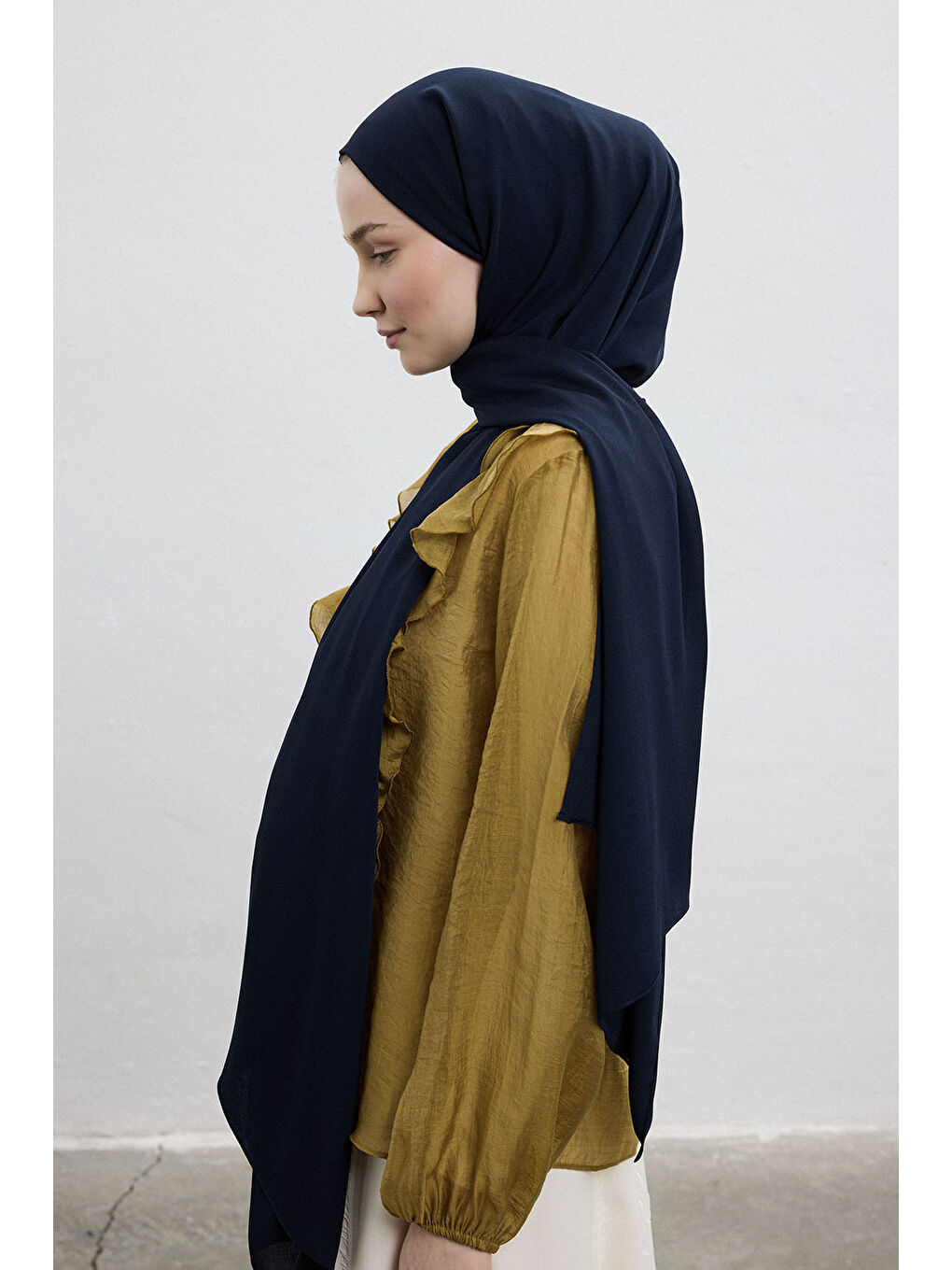 Comfort Luxe Şal Lacivert-8