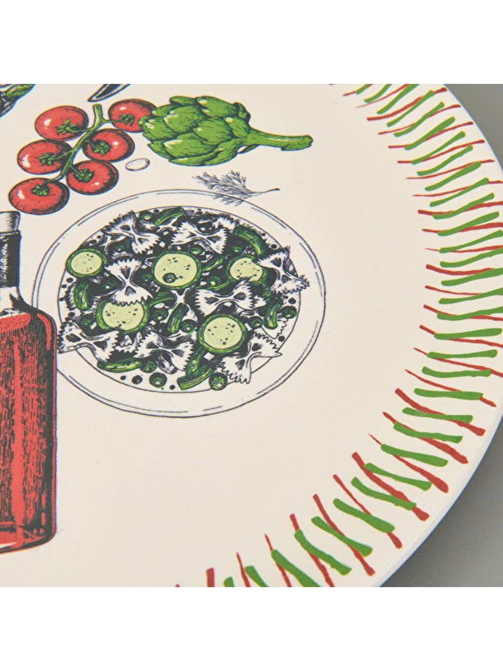 Karışık Kitchen The Best Pizza Tabağı - Renkli - 31 cm-2