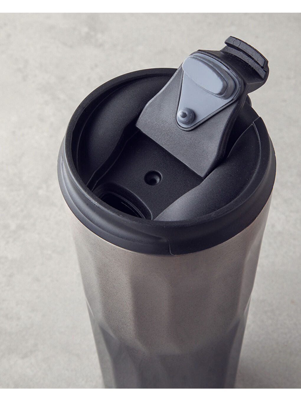 Good Mood Napoli Çelik Travel Mug 500 ml Siyah - Gri-2