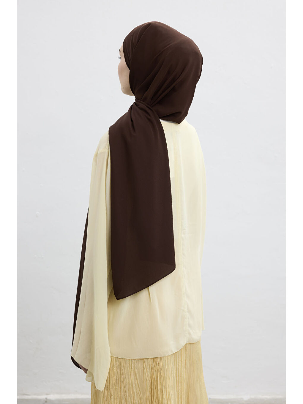 Kahverengi Comfort Luxe Şal Acı Kahve-7