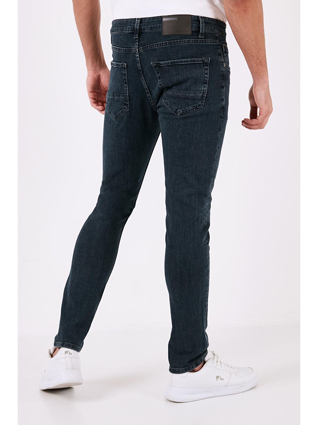 Buratti Mavi Pamuklu Normal Bel Slim Fit Dar Paça Jeans 1130J75NAPOLI - 2