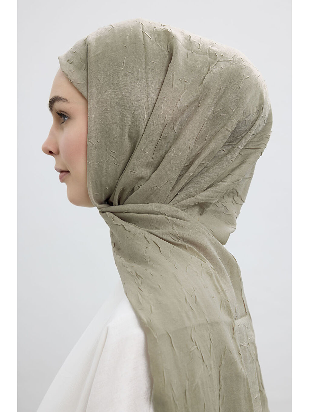 Bambu Şal Çağla Yeşili-1