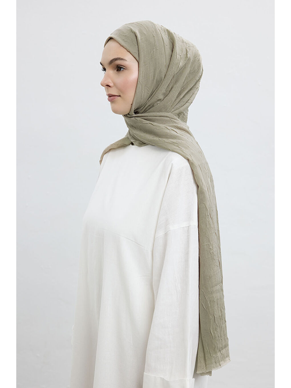 Bambu Şal Çağla Yeşili-2