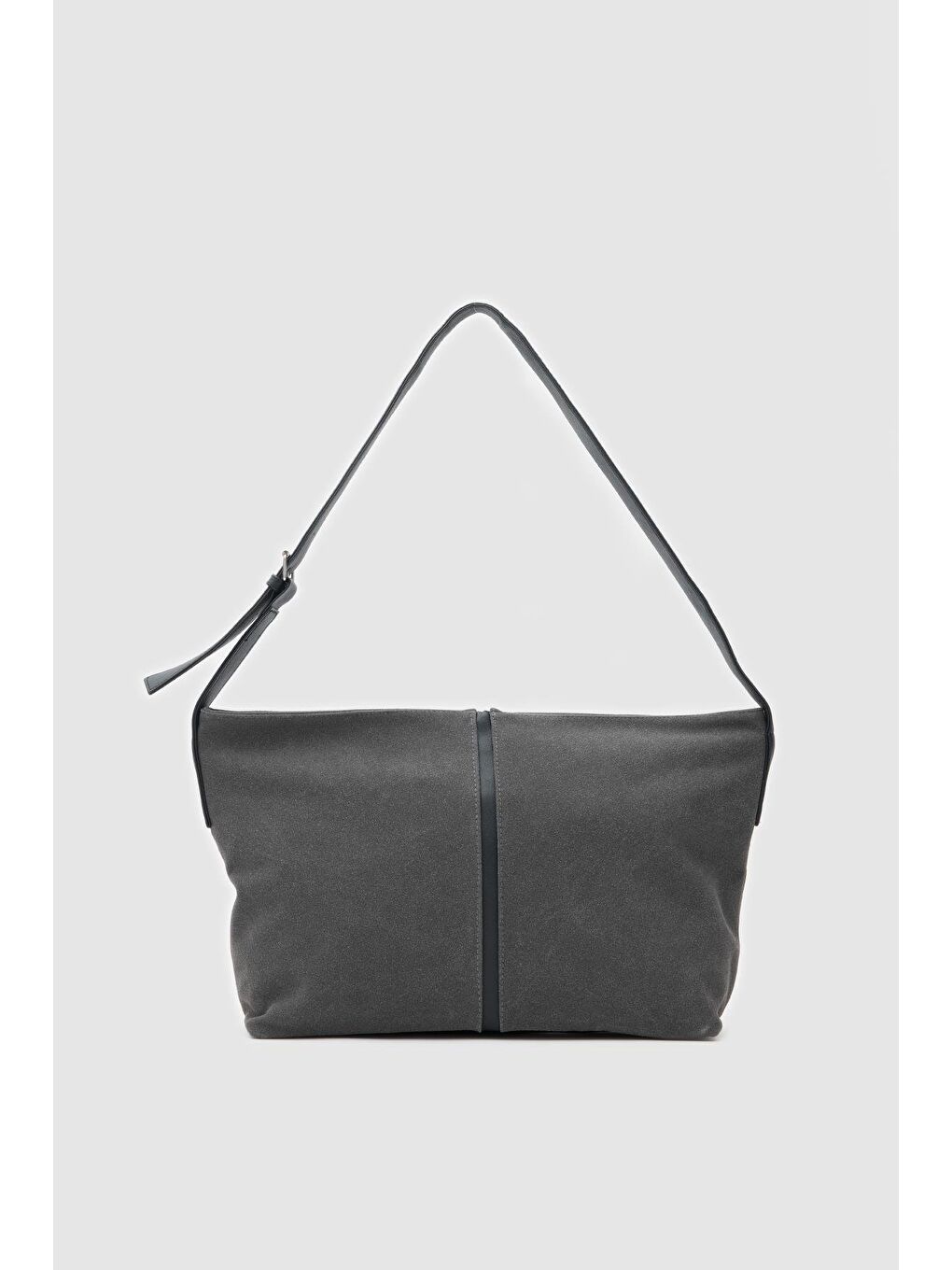 Agatha Süet Omuz Çantası Antrasit