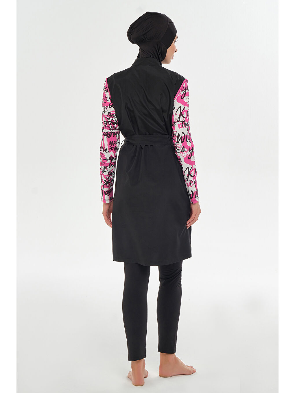 Tam Kapalı Tesettür Mayo 2307 Siyah-3