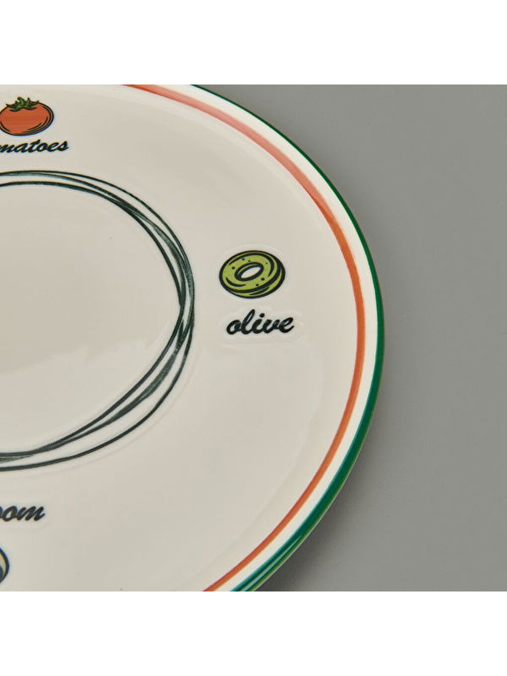 Karışık Kitchen Gourmet Classic Pizza Tabağı - Renkli - 30 cm-2