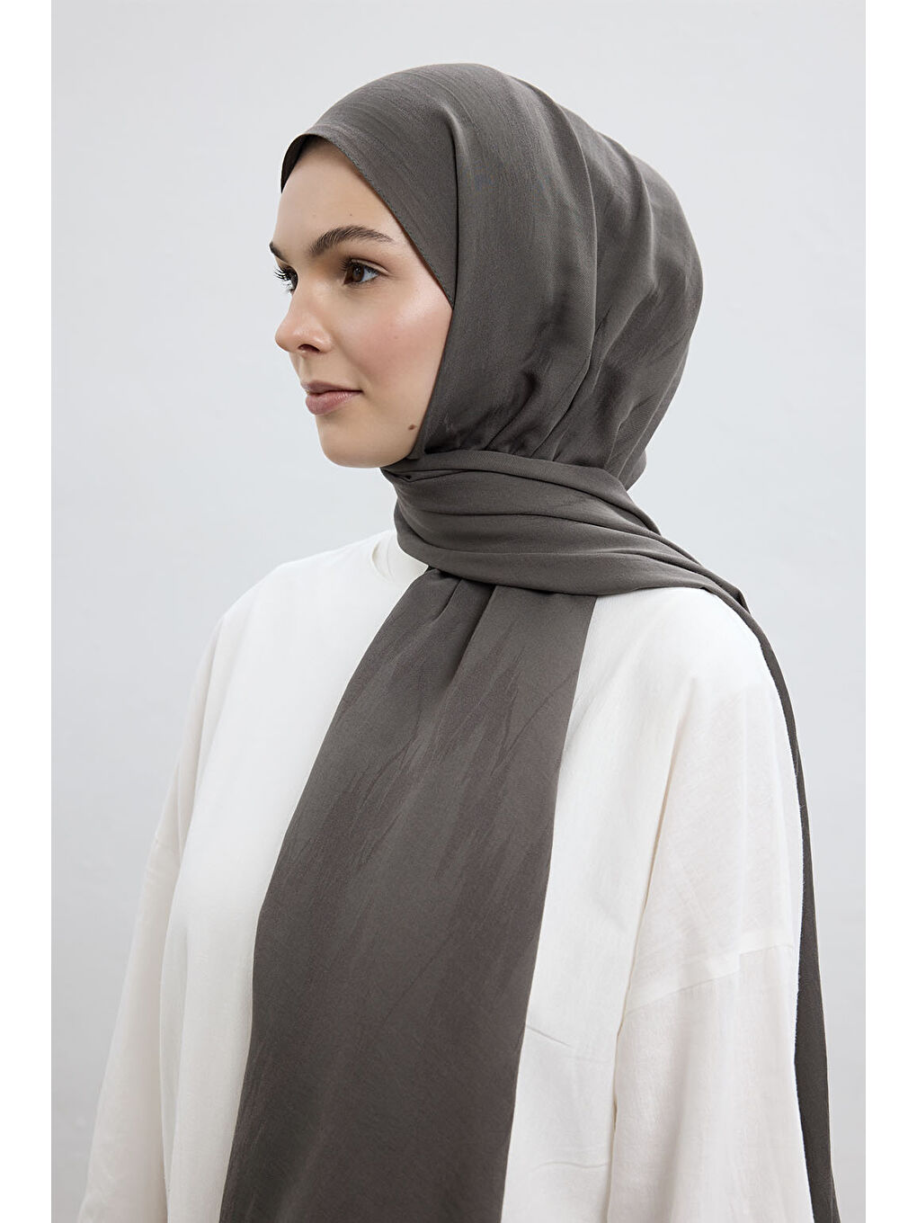 Pamuk Line Şal Antrasit-3