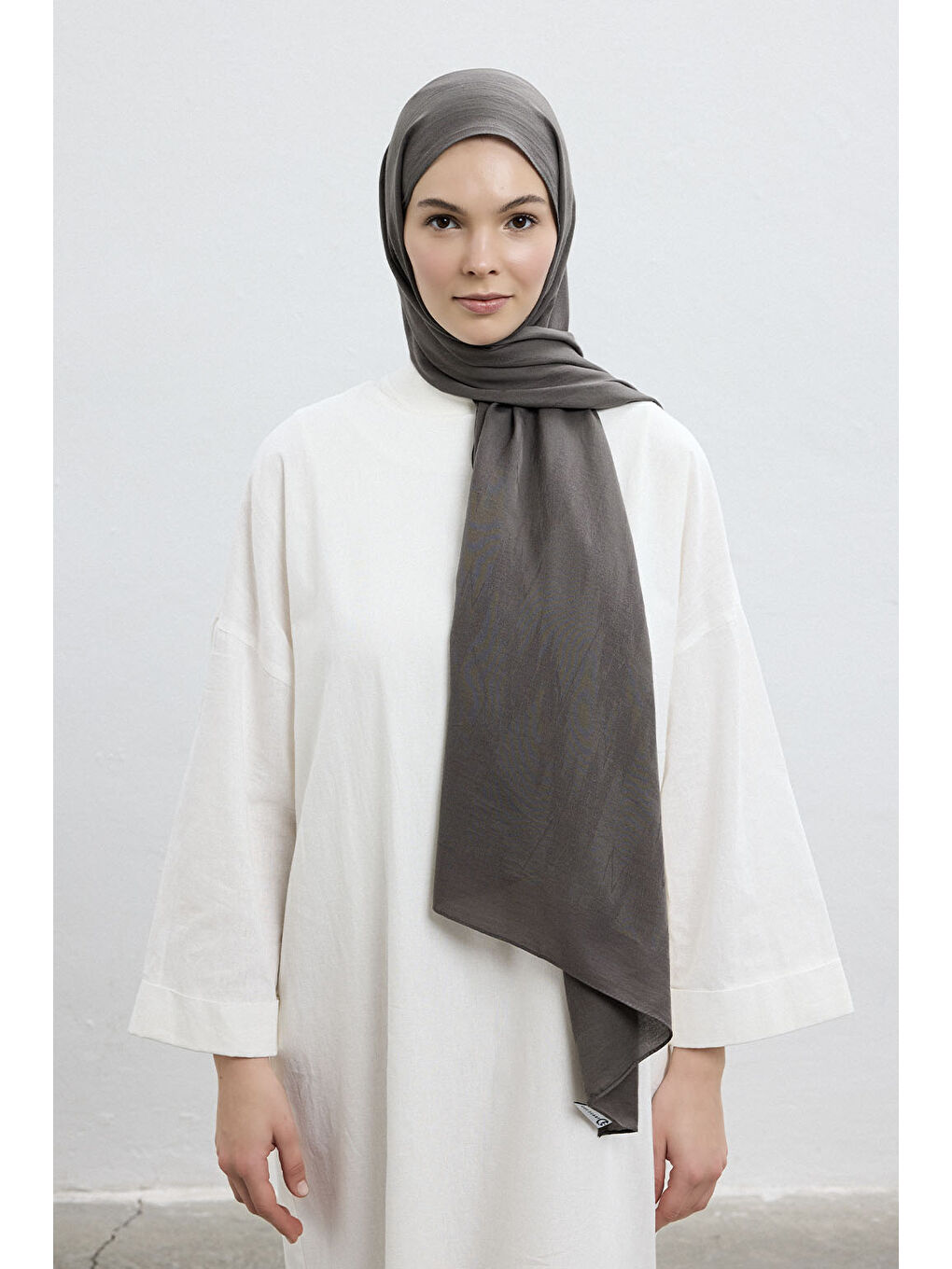 Pamuk Line Şal Antrasit-4