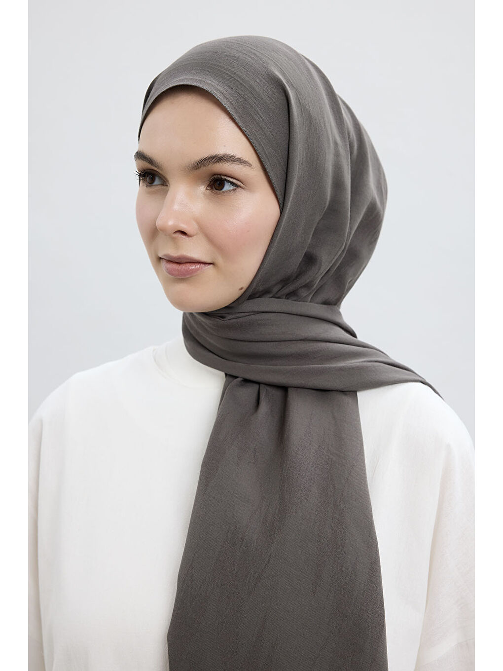 Pamuk Line Şal Antrasit-5