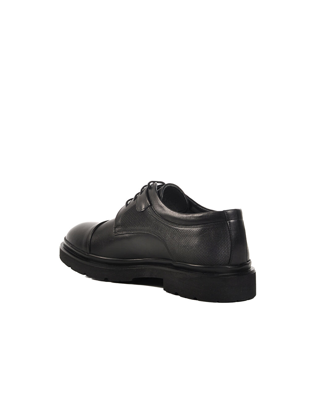 Siyah Hakiki Deri Erkek Klasik Ayakkabı 015 M-3