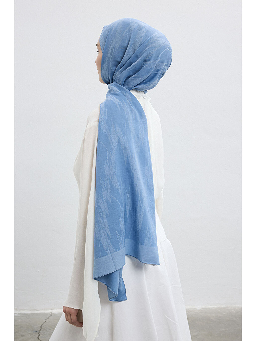 Pamuk Line Şal Soft Mavi-7